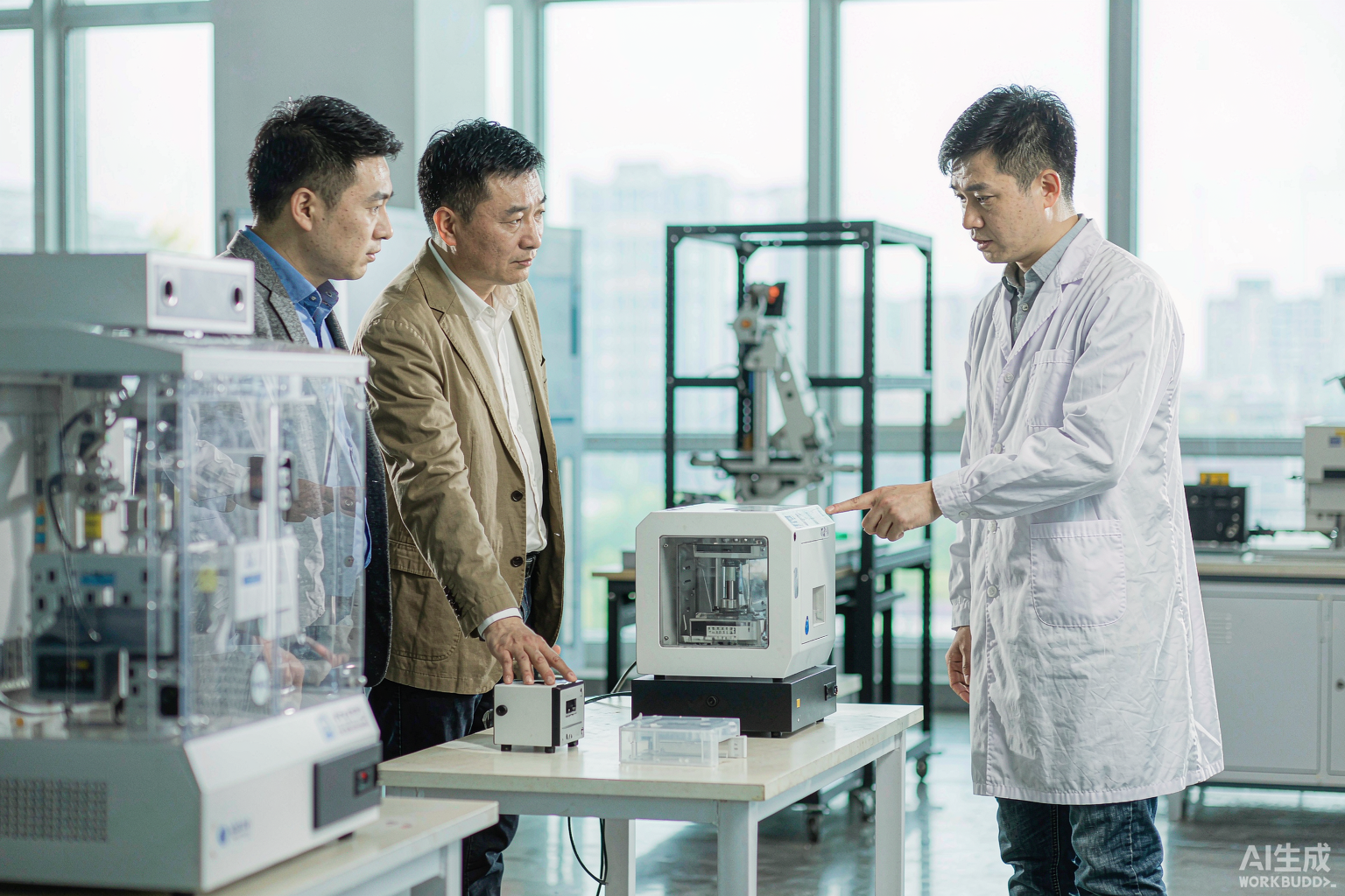 批发价批量焊接用的帝耐激光客户到厂考察:看设备、看打样、看生产基地