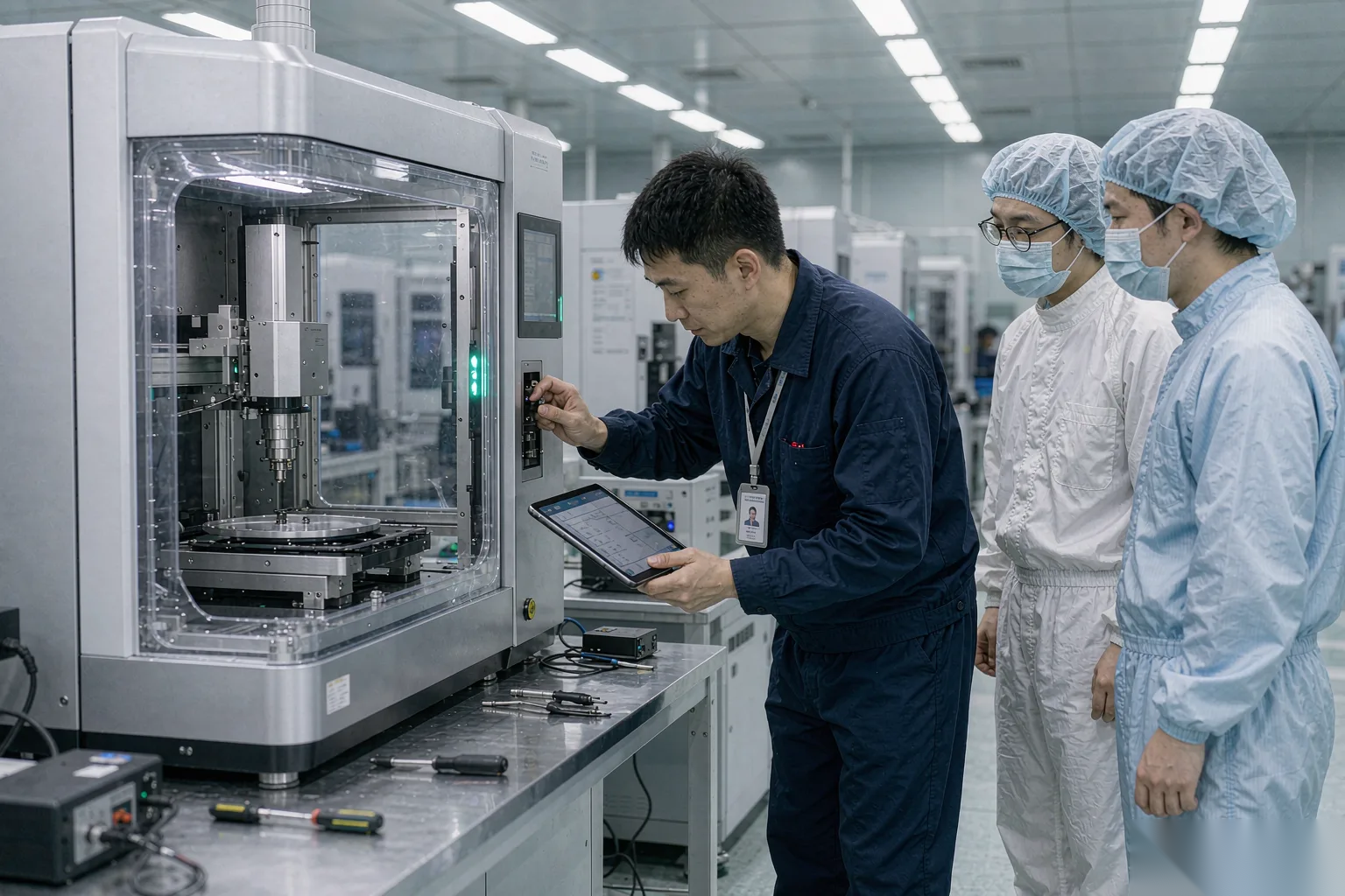 晶圆刻字机厂家怎么考察？实地六看把纸面实力看清
