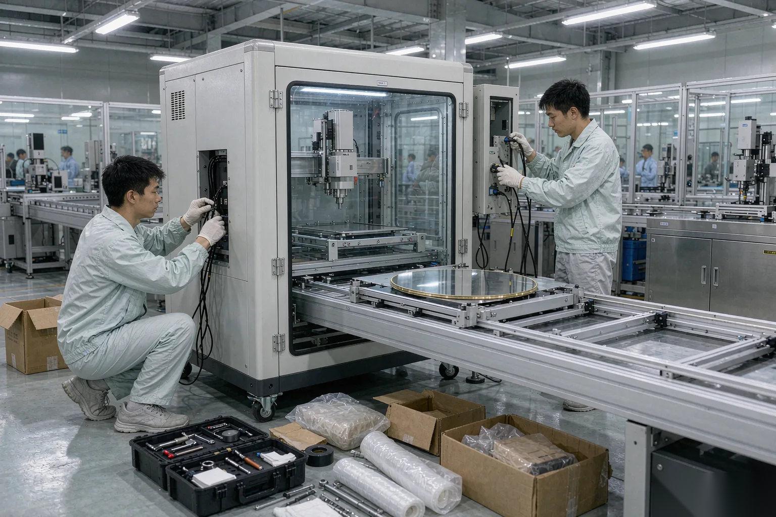 帝耐激光某客户三年来多批次复购 DN-Wafer-Marker 的订单记录示意