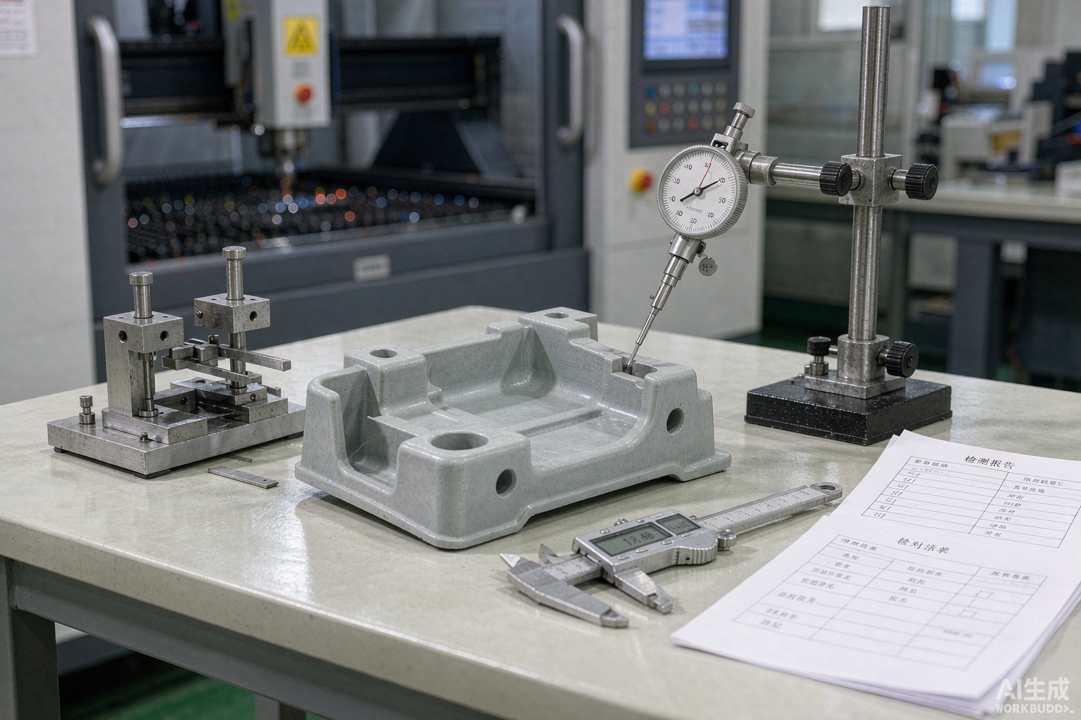 帝耐 DNWZ2000CO₂ 试切 SMC 构件出具实测报告示意